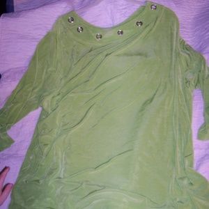Slinky Brand Greek Goddess Lime Tunic